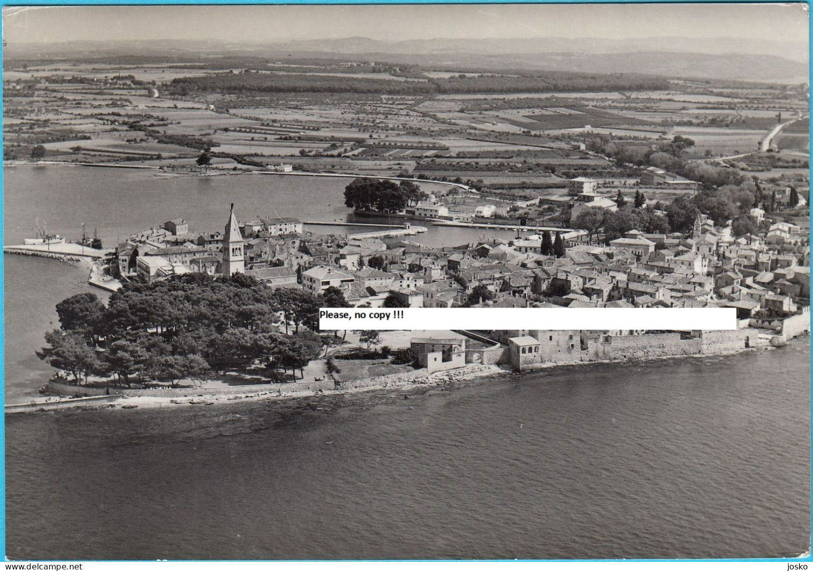 NOVIGRAD (Cittanova) ... Istria ... Panorama (Croatia) Travelled 1960s * Istra Istrie Istrien Croazia Kroatien - Croatia