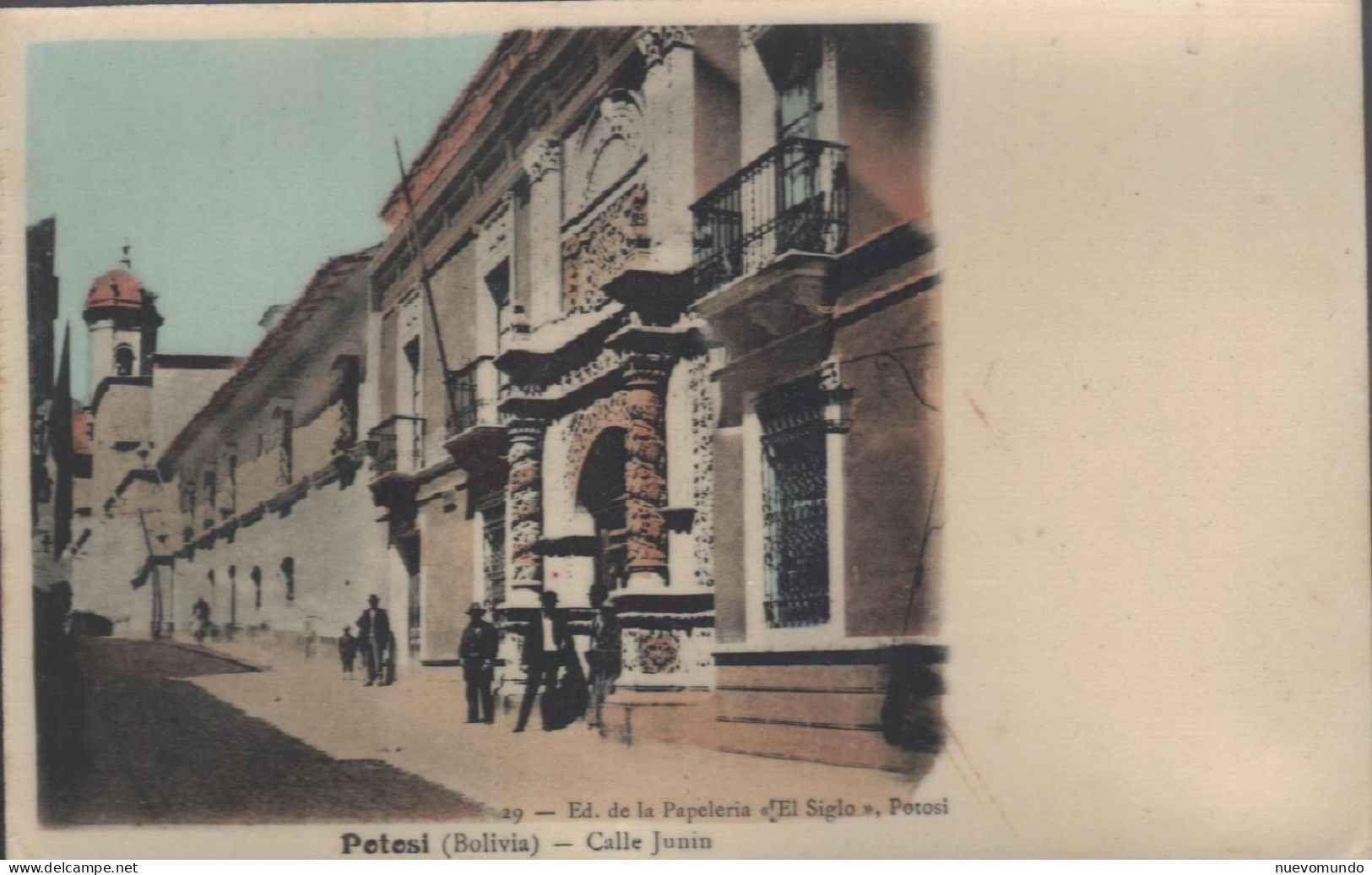 Potosí Calle Junin.editor Libreria El Siglo.Rara - Bolivia