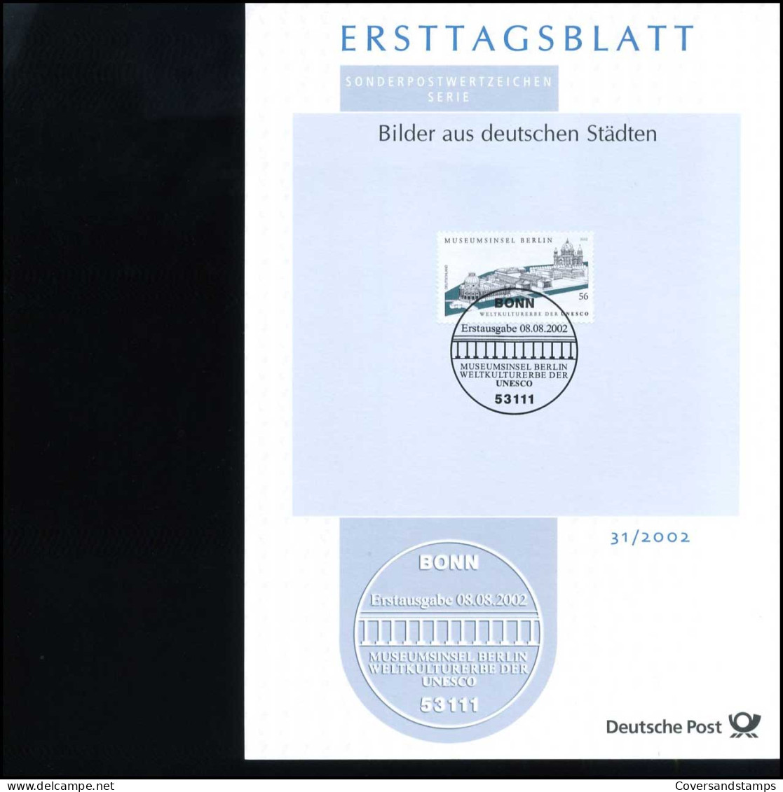 Duitsland - Ersttagsblatt - Bilder Aus Deutschen Städten                              - Other & Unclassified