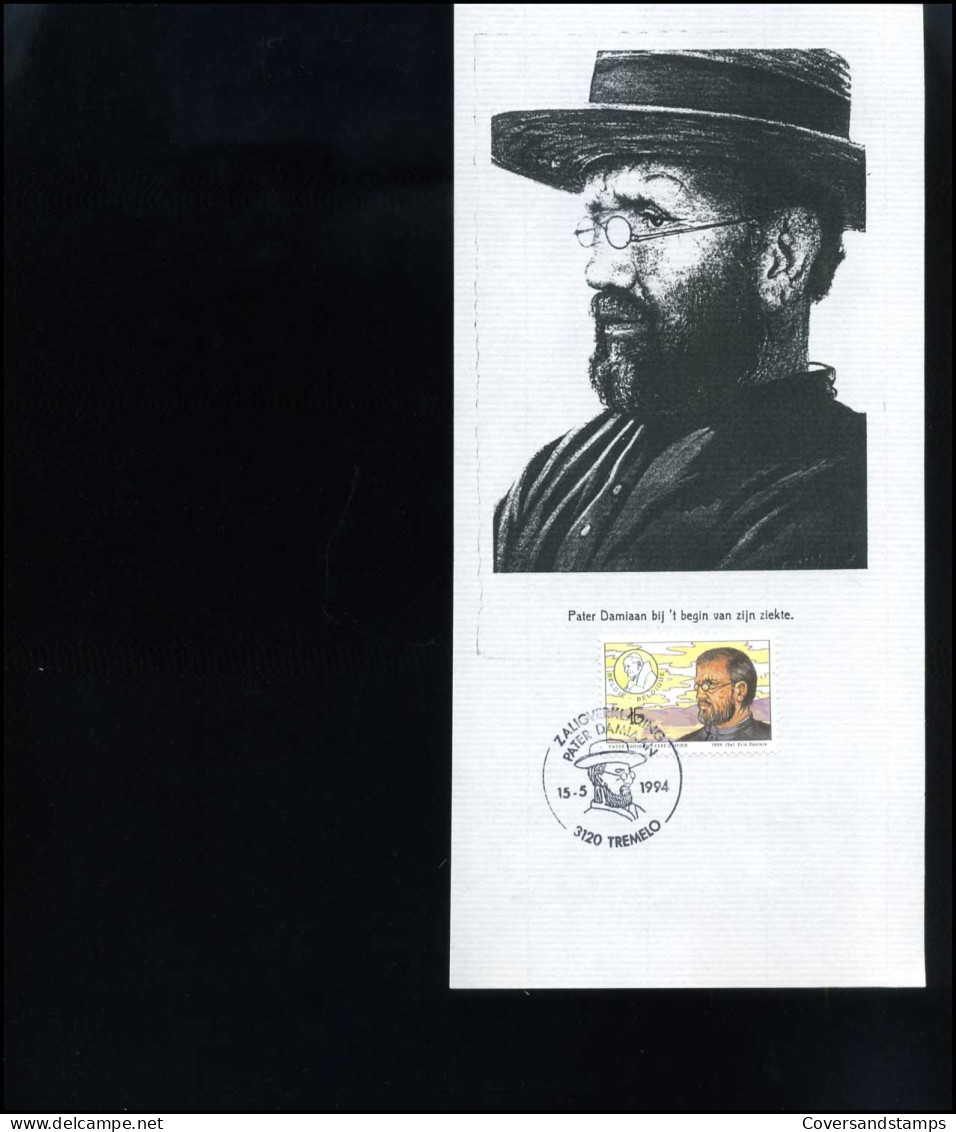 België - 2557 - Pater Damiaan                                     - Cartas & Documentos