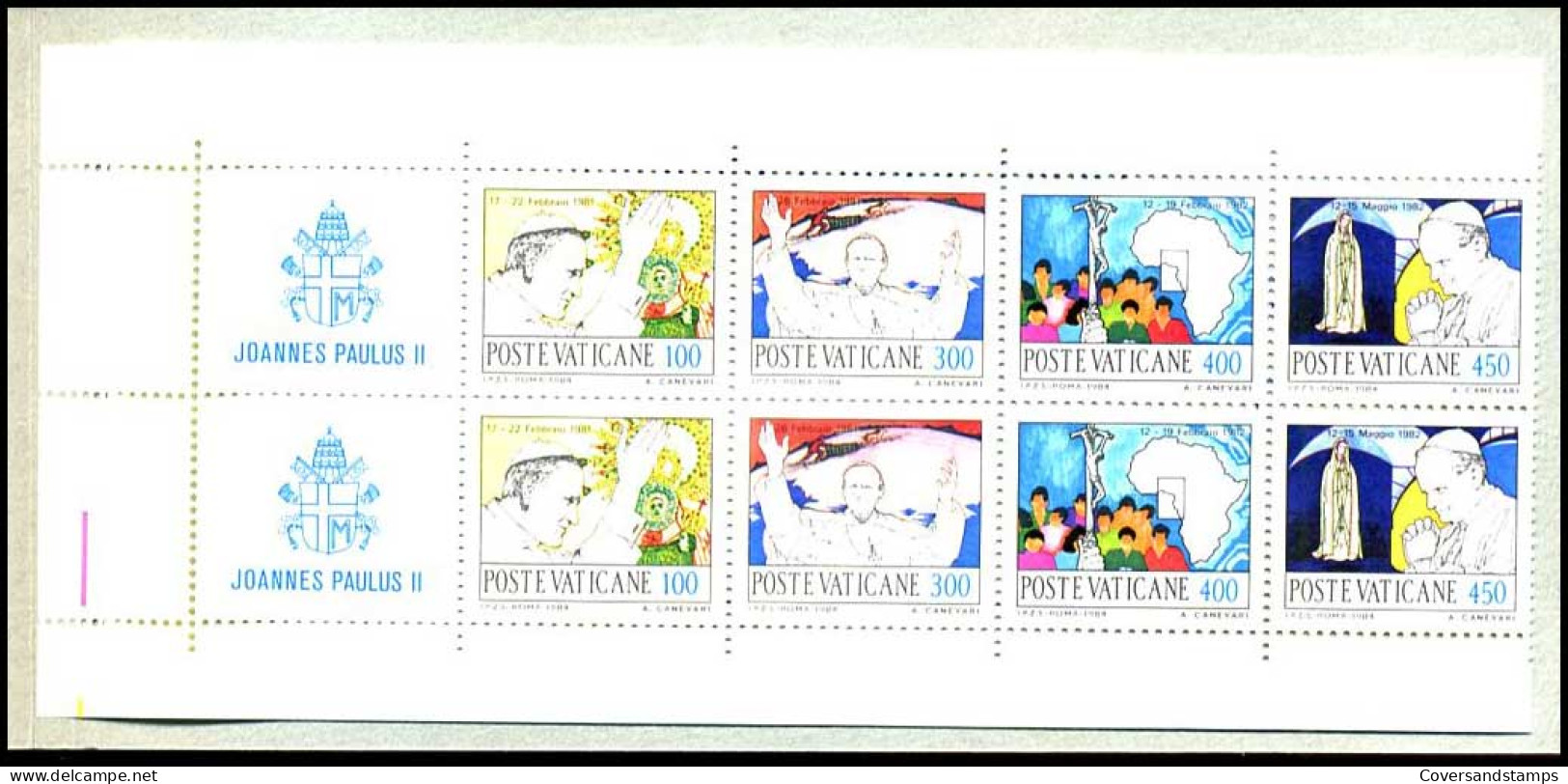 Vaticaan - I Viaggi Del Papa  1985                                     - Postzegelboekjes
