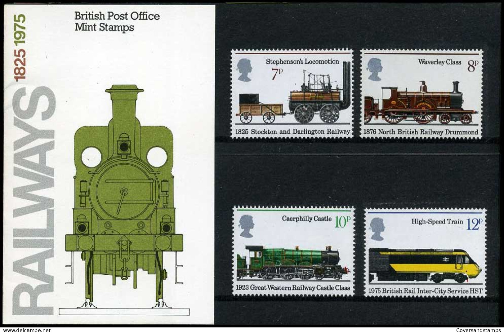  Great-Britain - Railways - Unused Stamps