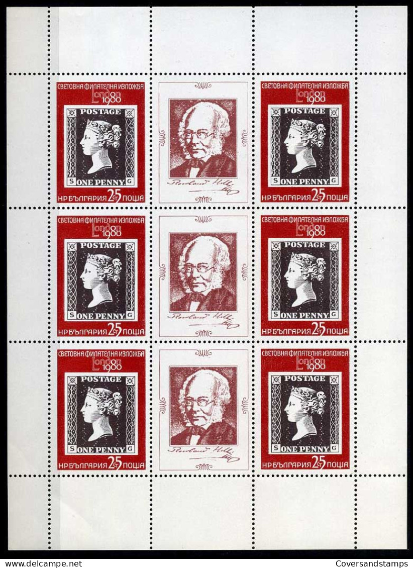 Bulgarije - Block Penny Black - Sir Rowland Hill - MNH - Blocs-feuillets