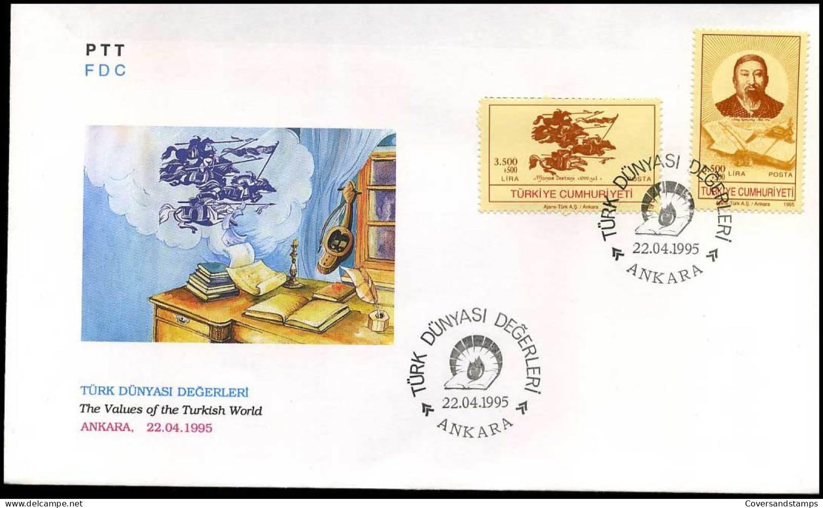 Turkije - FDC - The Values Of The Turkish World - FDC