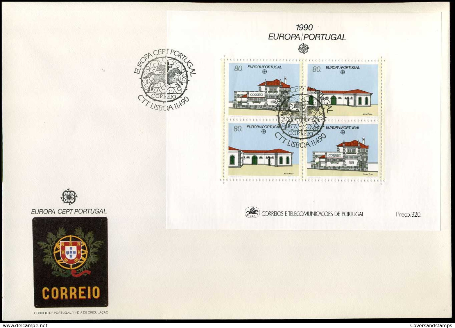 Portugal - FDC - Europa CEPT 1990 - 1990