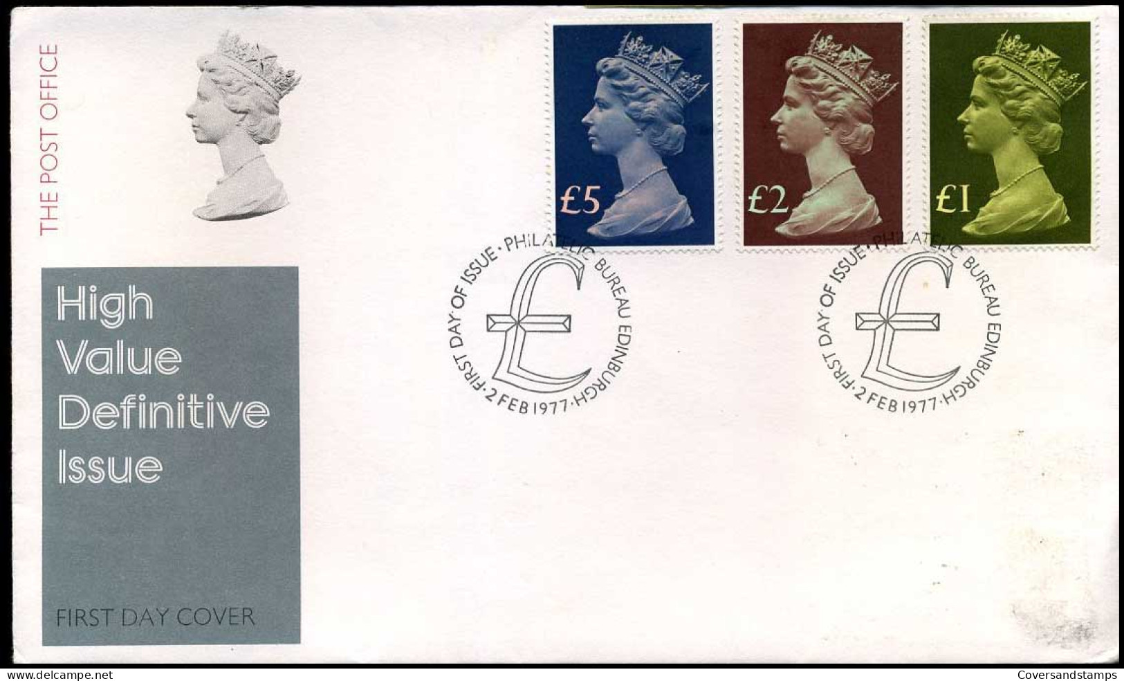 Great-Britain - FDC - High Value Definitive Issue - 1971-1980 Decimal Issues