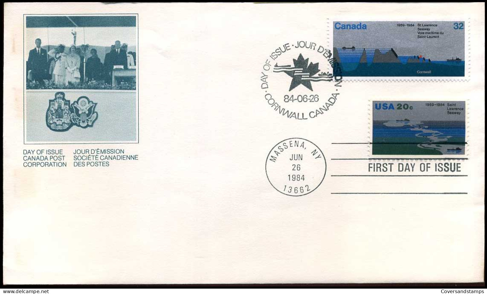 Canada - FDC - St. Lawrence Seaway - 1981-1990