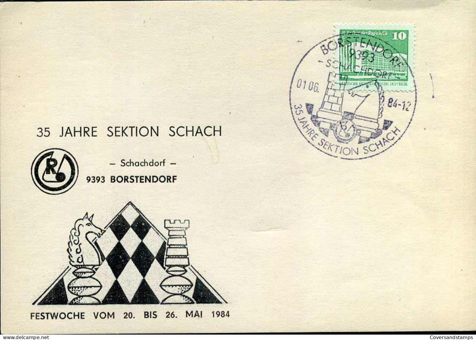 Bundespost - 30 Jahre Sektion Schach - Scacchi