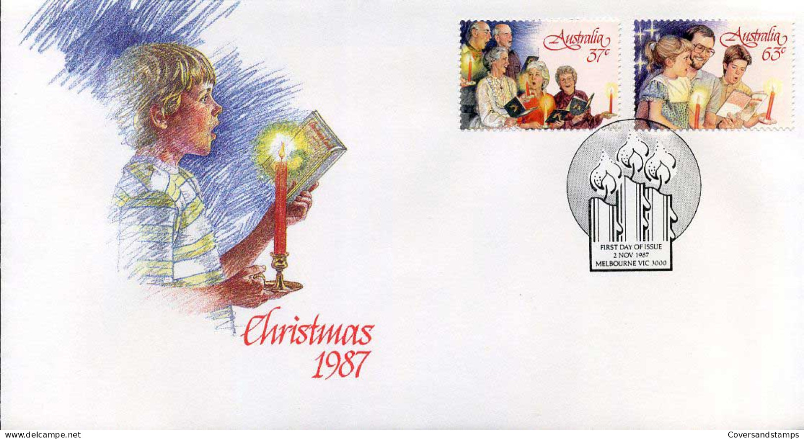 Australië - FDC - Christmas 1987 - Weihnachten