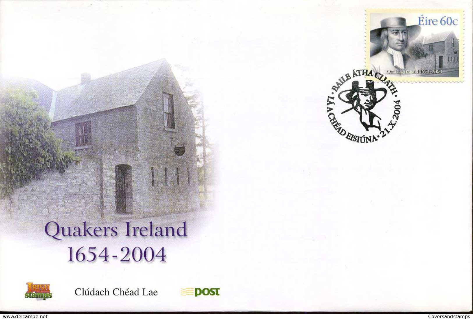 Ierland - FDC - Quaker Ireland - FDC