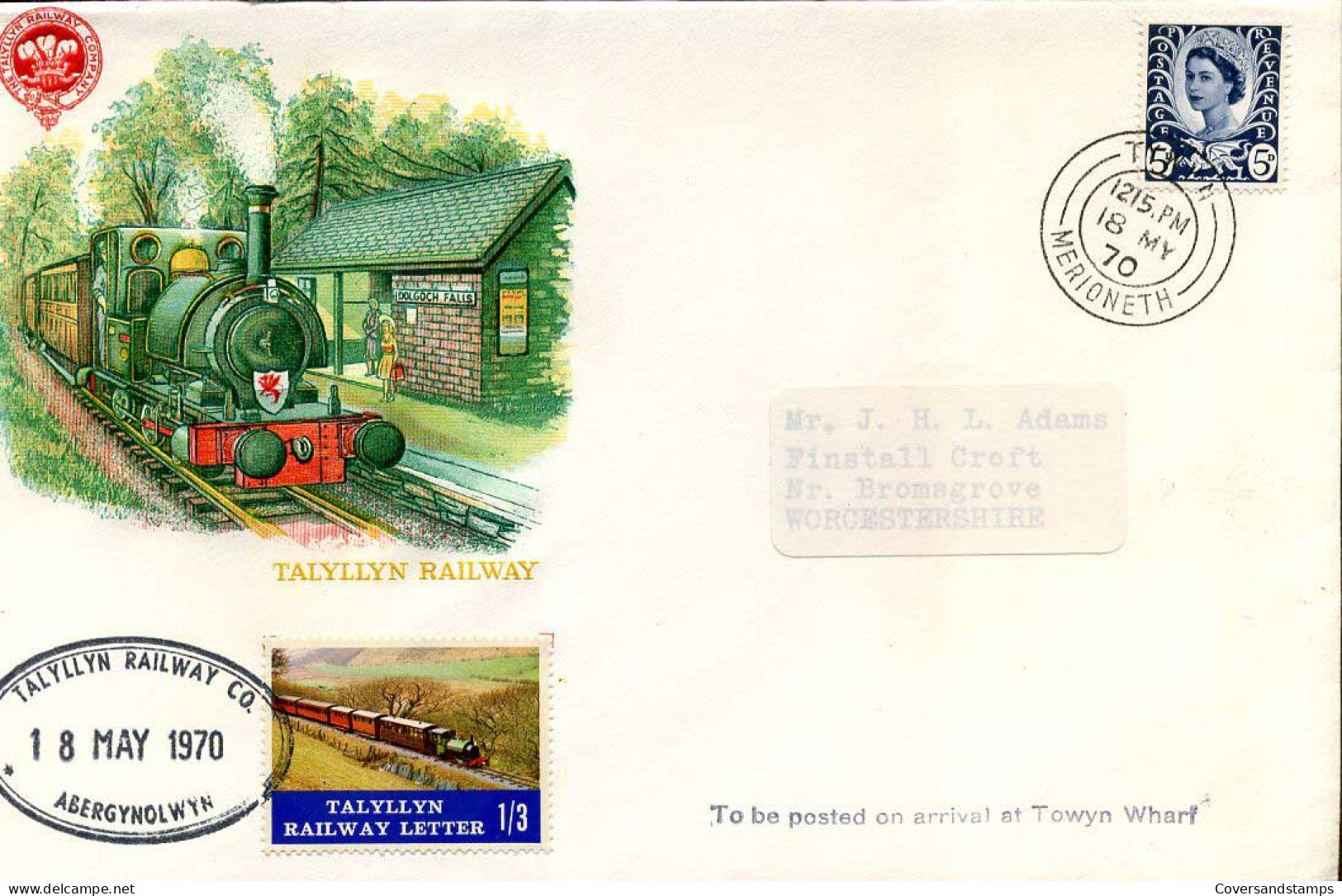 Groot Brittannië - Cover - Train, Talyllyn Tailway - Trenes