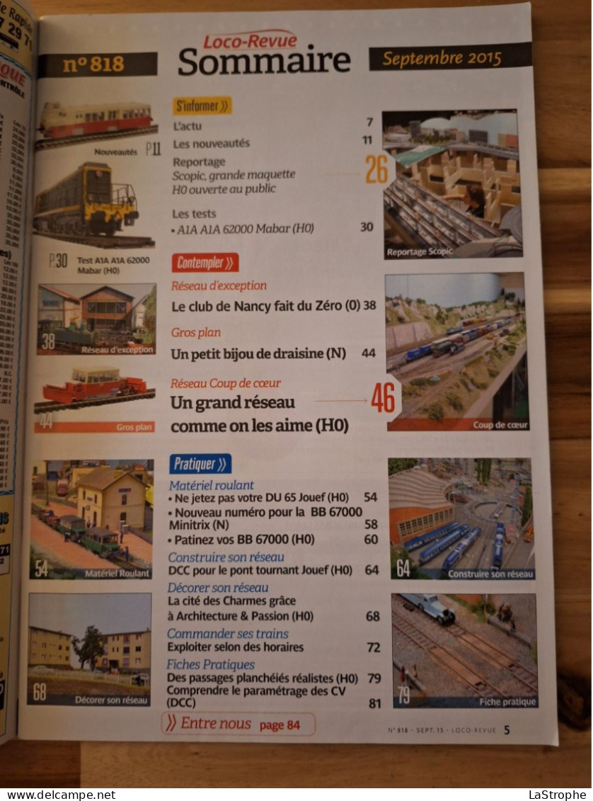 LOCO-REVUE  N° 852 - French