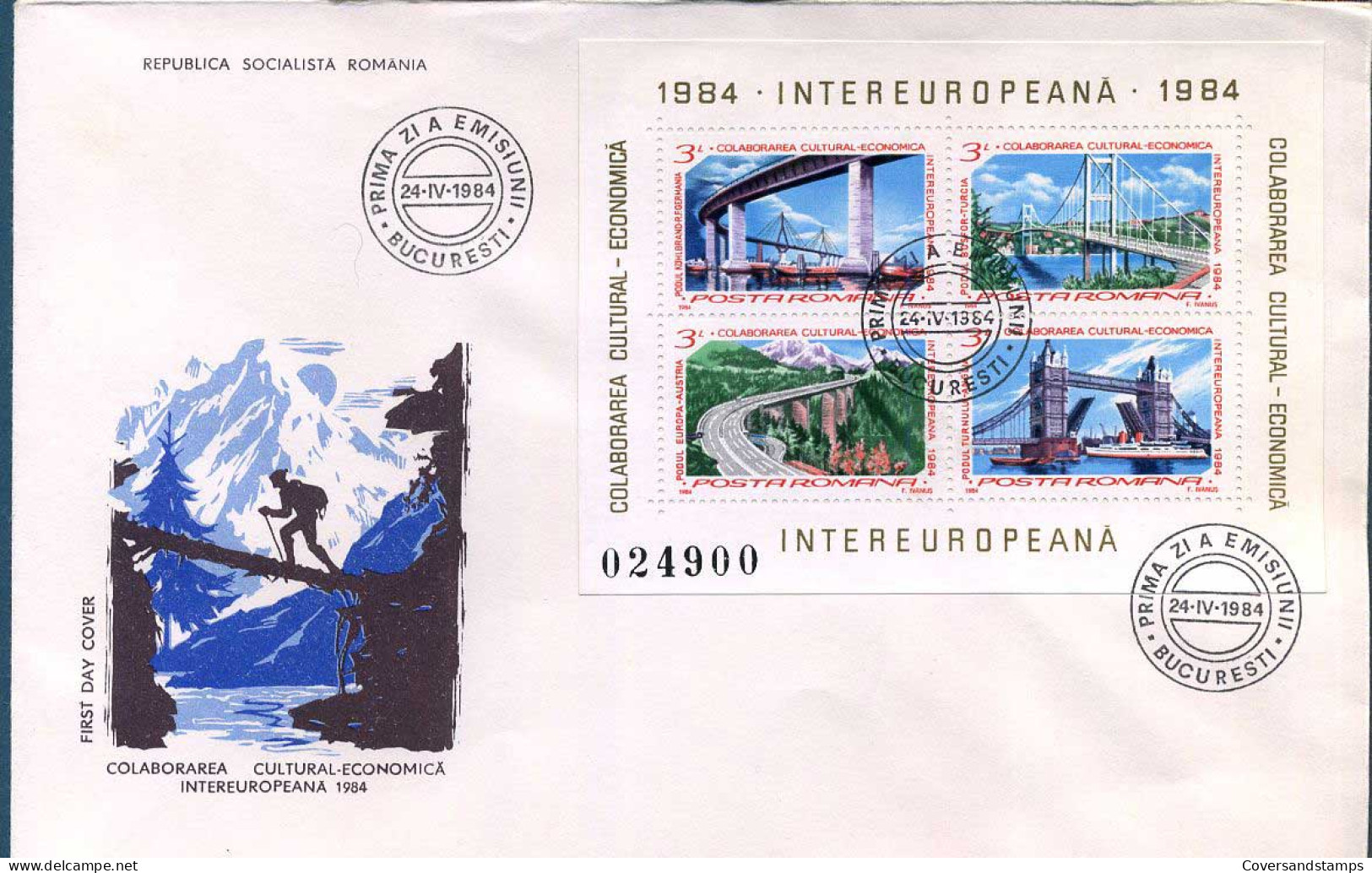 Posta Romana - FDC - Intereuropeana - FDC