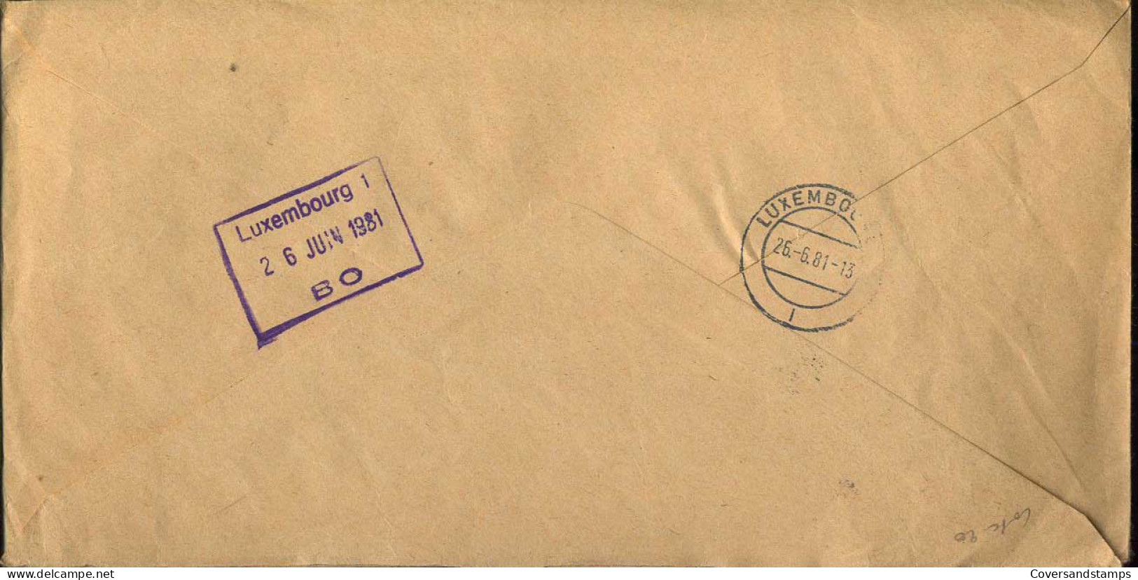 Nouvelle-Caledonie Et Dépendances - Registered Cover To Luxemburg - Storia Postale