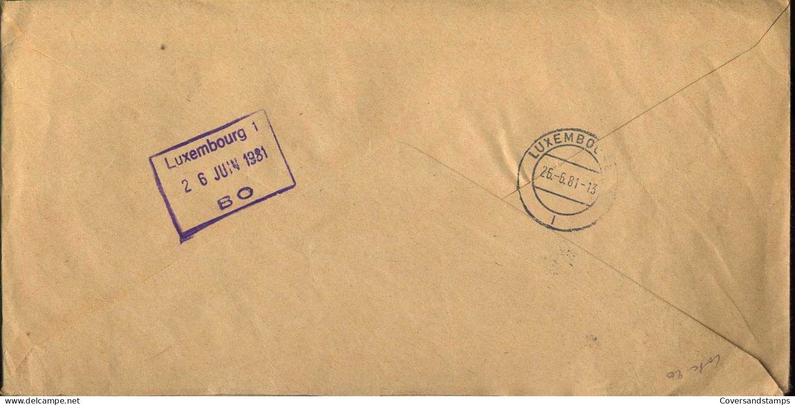 Nouvelle-Caledonie Et Dépendances - Registered Cover To Luxemburg - Briefe U. Dokumente