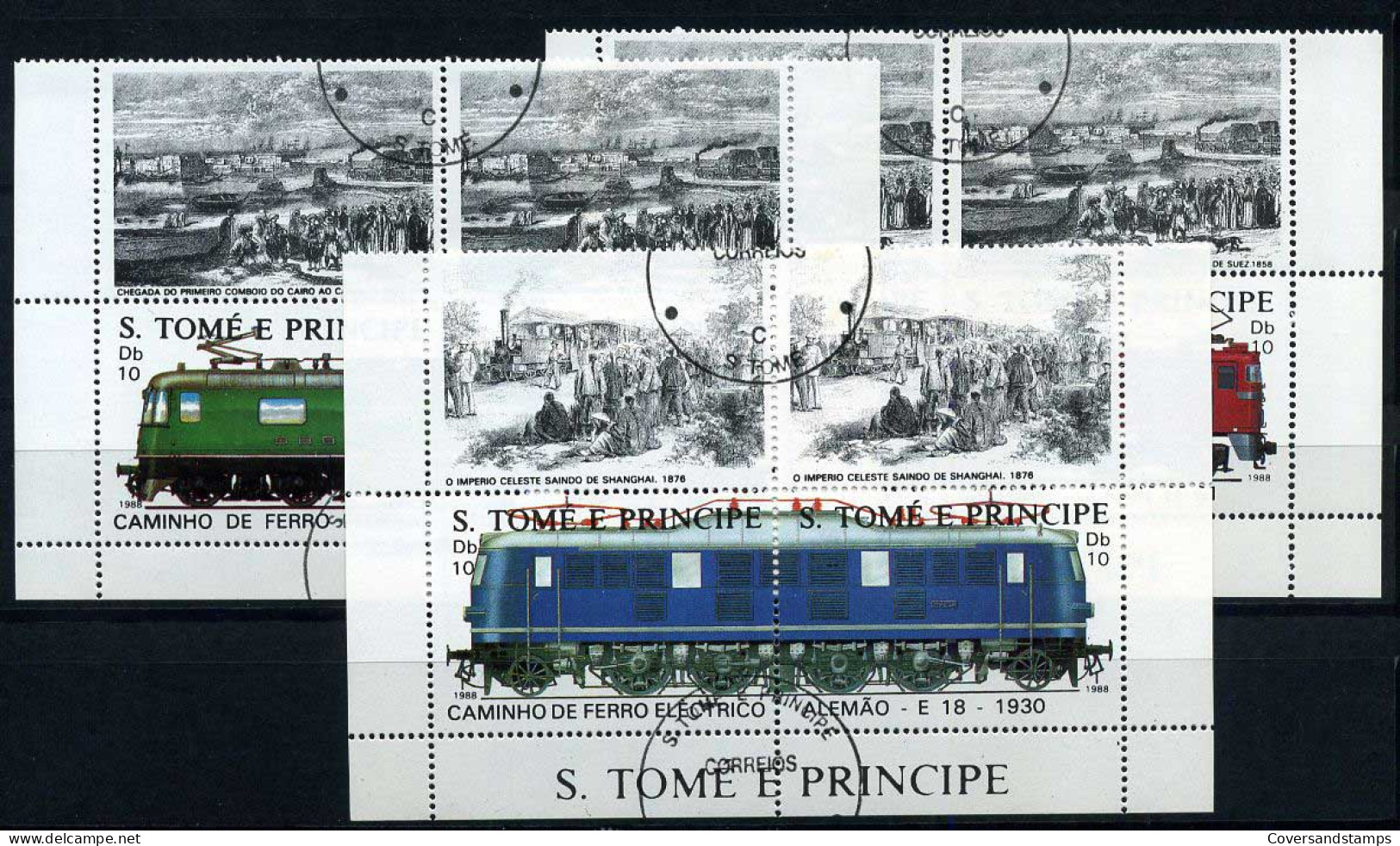 S. Tomé E Principe - Trains - Trenes