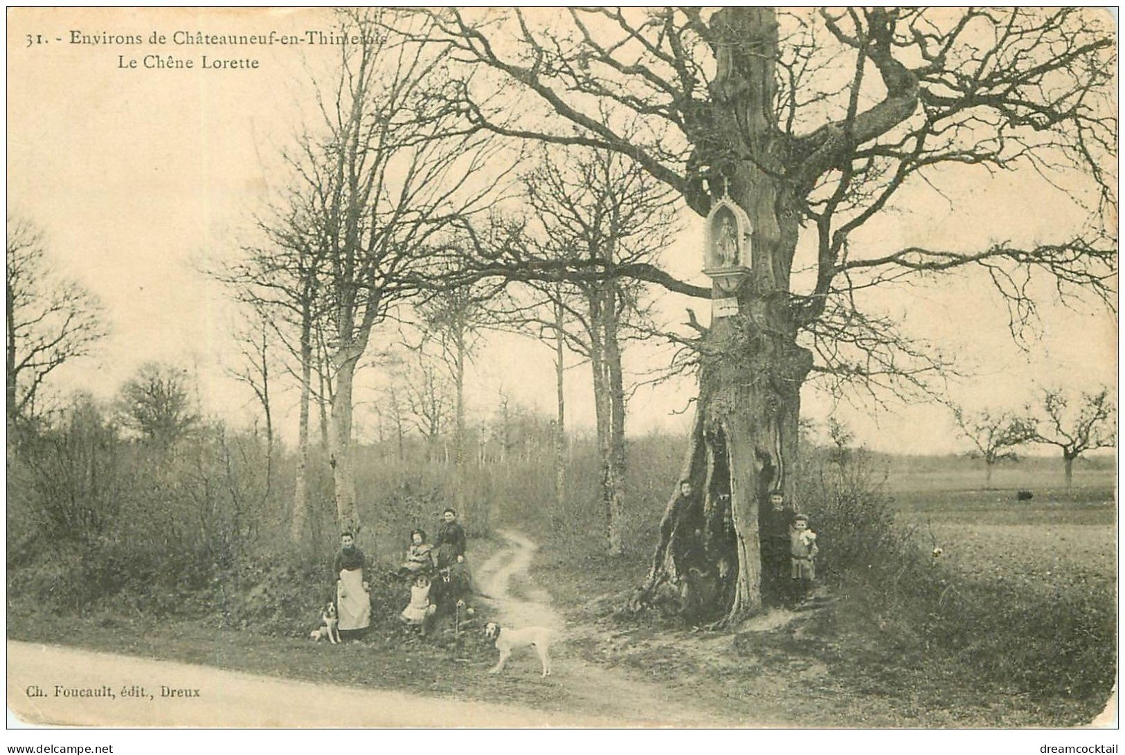 28 CHATEAUNEUF-EN-THYMERAIS Ou THIMERAIS. Le Chêne Lorette 1907 - Châteauneuf