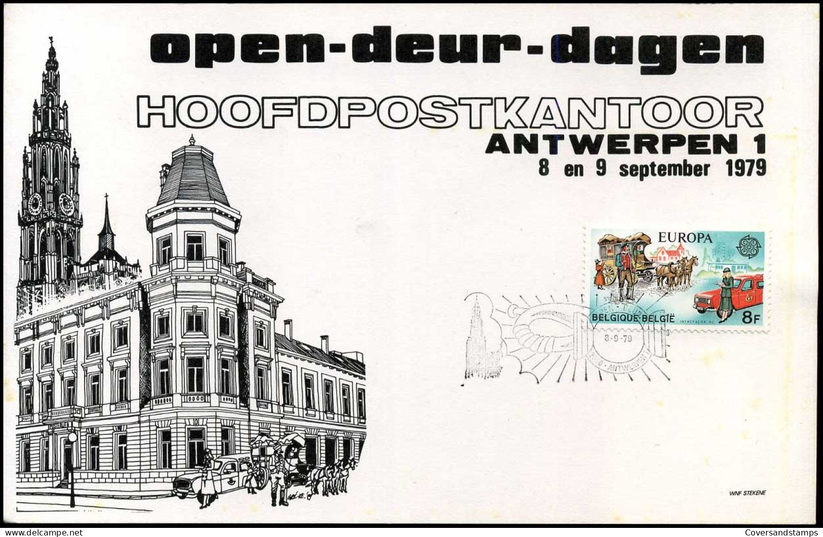 België - Open-deur-dagen Hoofdpostkantoor Antwerpen - Europa CEPT 1979 - 1979