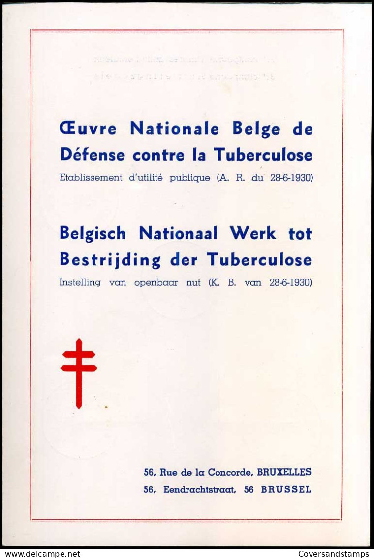 België - 979/85 - Antiteringzegels Op Herdenkingsblad - Covers & Documents