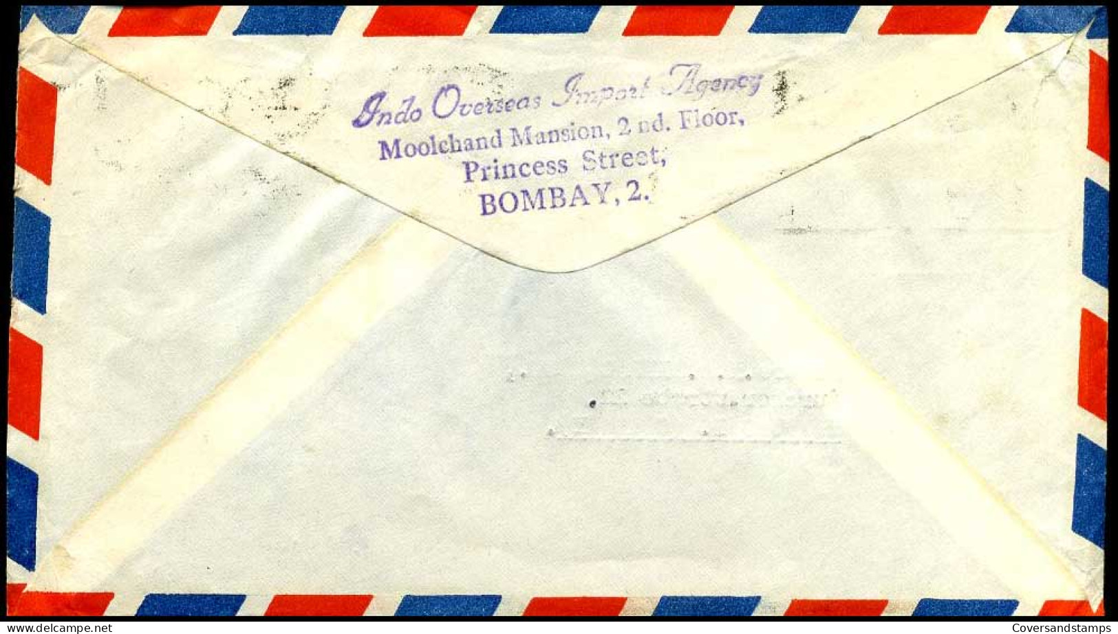India - Cover To Hamburg, Germany - Lettres & Documents