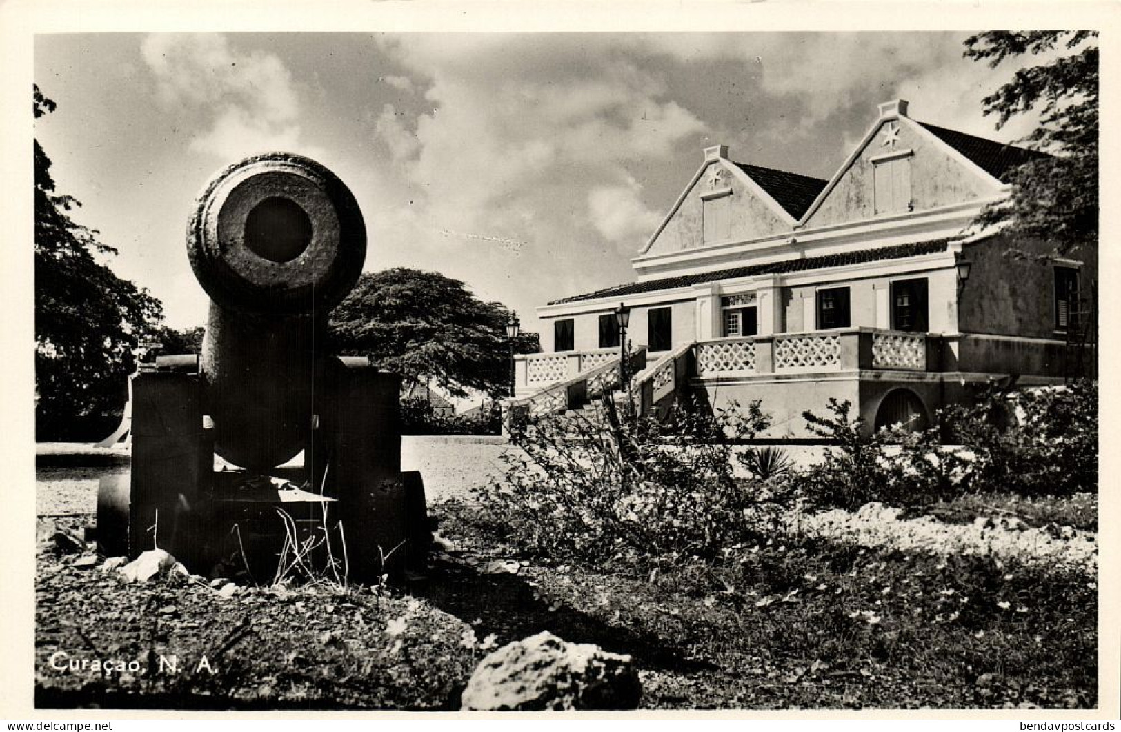 Curacao, N.A., WILLEMSTAD, Museum (1950s) Holl. Boekh. 16 RPPC Postcard - Curaçao
