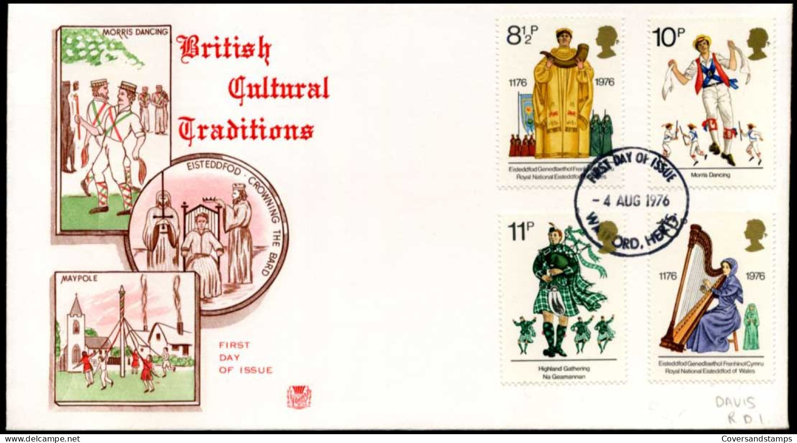 Great-Britain - FDC - British Cultural Traditions - 1971-1980 Em. Décimales