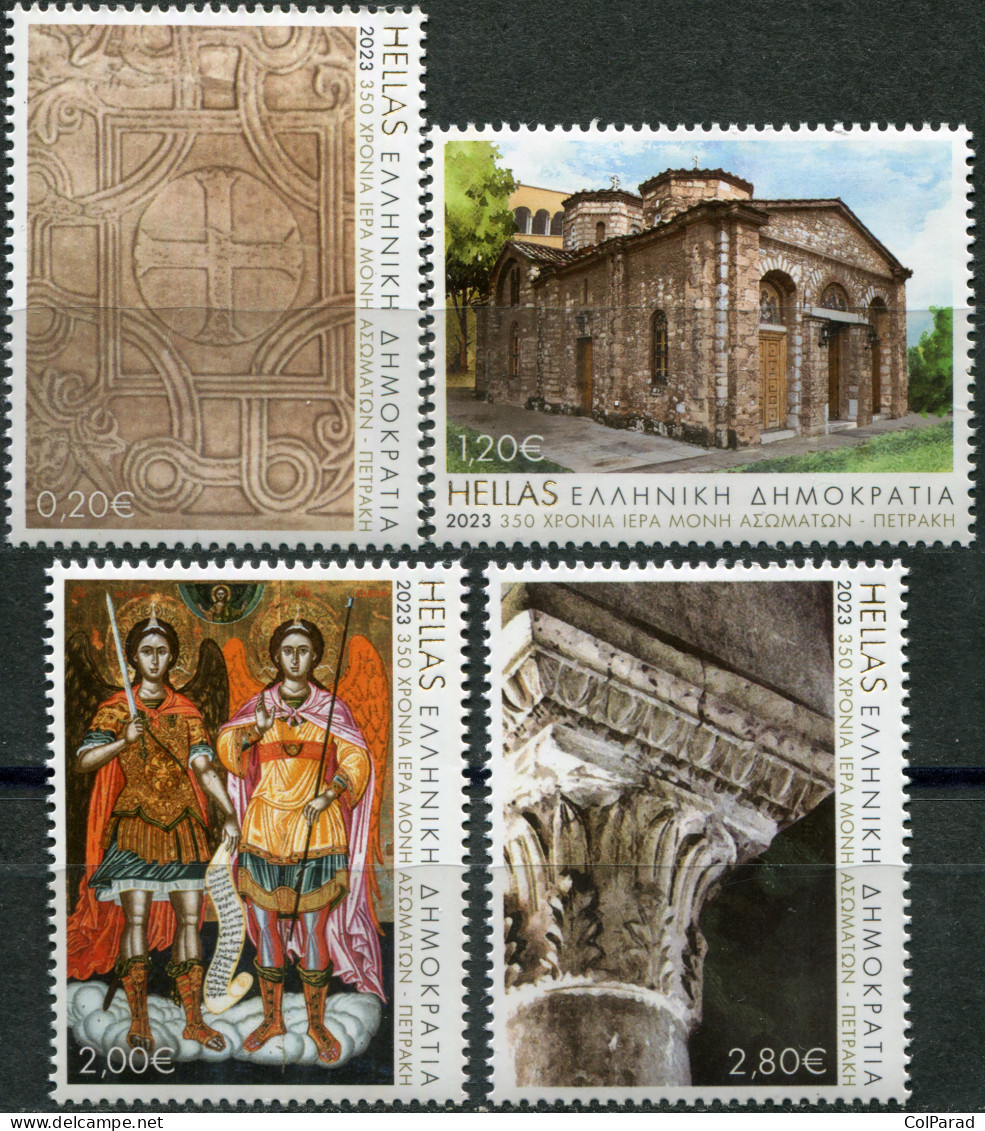 GREECE - 2023 - SET MNH ** - 350th Anniversary Of The Petraki Monastery - Ungebraucht