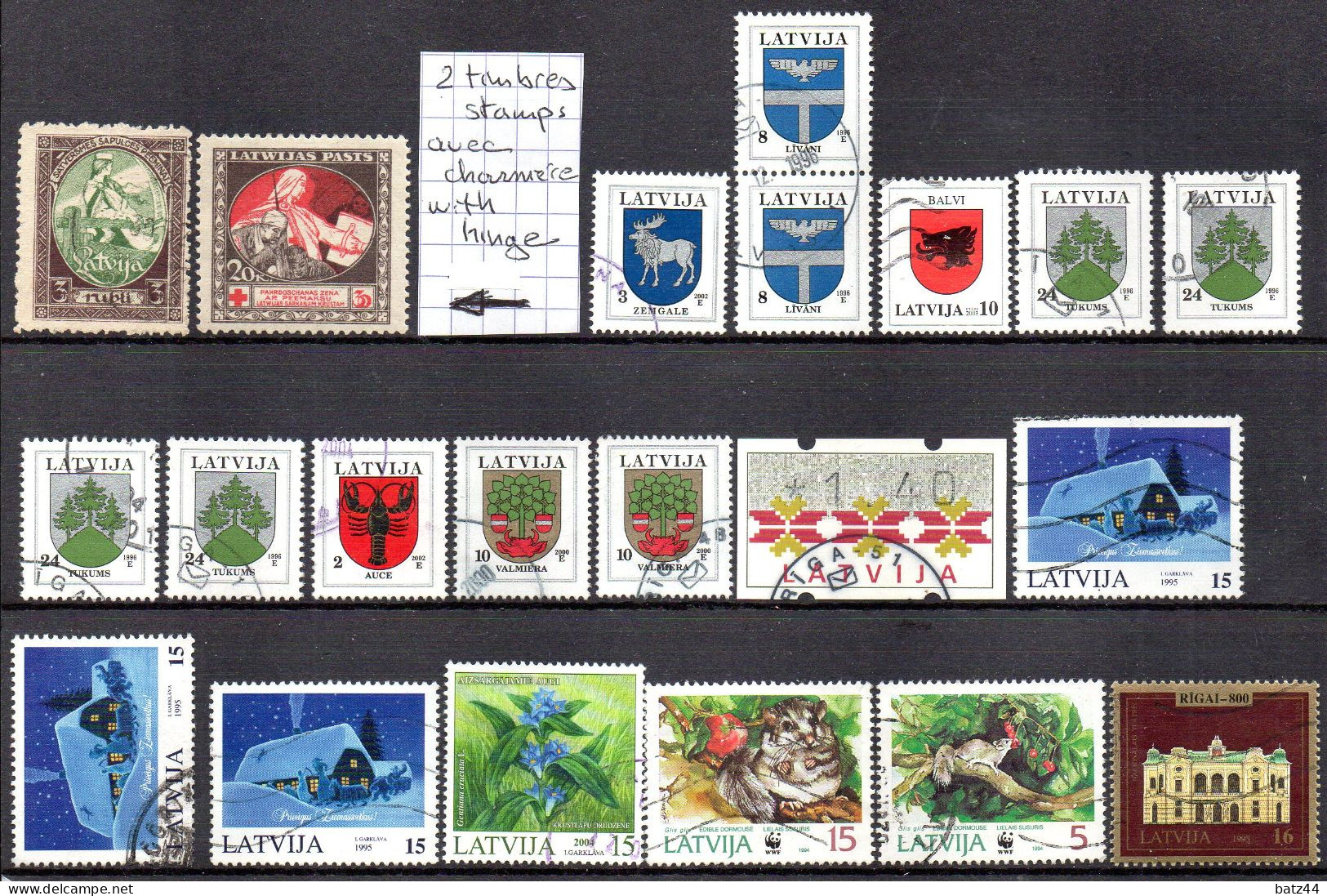 LETTONIE LATVIJA Petit Lot Timbres Tous Oblitéré / Used - Latvia