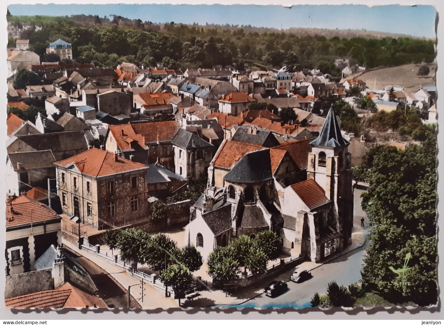 DOMONT (95 Val Oise) - Vue Aérienne Vers Eglise Sainte Marie Madeleine - Domont