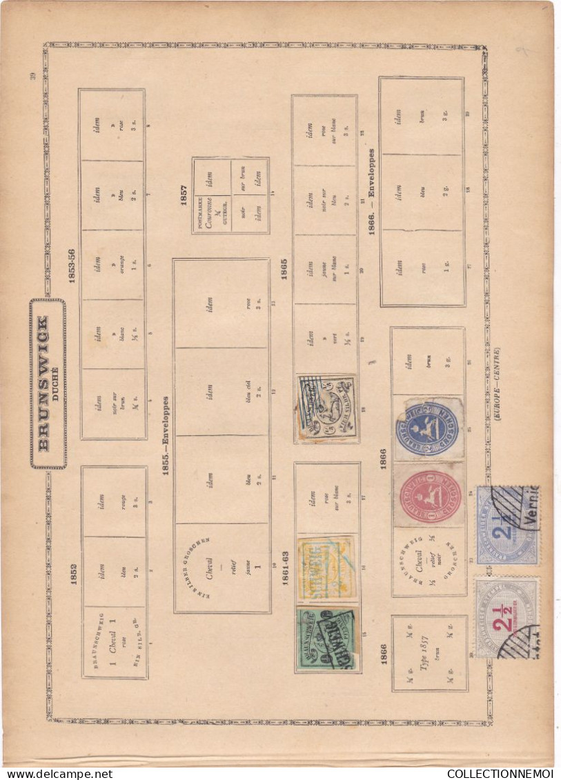 ALLEMAGNE ET PAYS DIVERS  ,,petit lot de timbres retiré d'un MAURY,,lire description ,c'est important