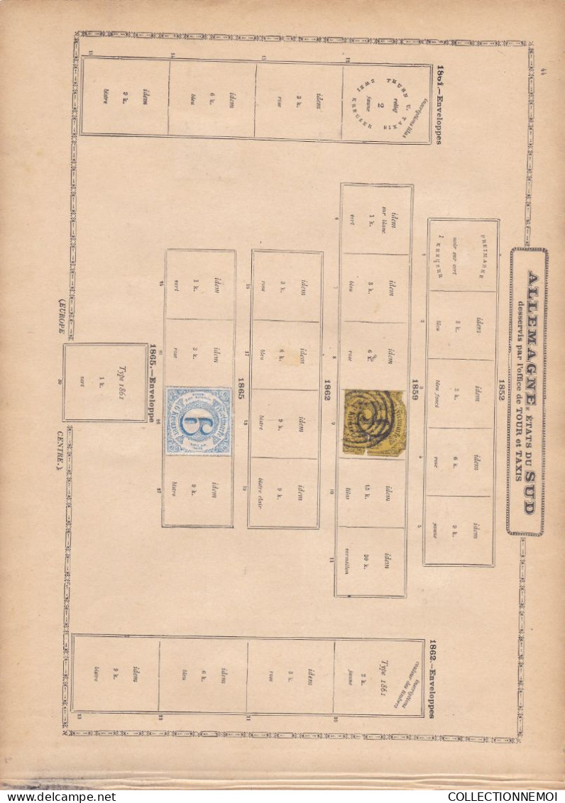 ALLEMAGNE ET PAYS DIVERS  ,,petit lot de timbres retiré d'un MAURY,,lire description ,c'est important