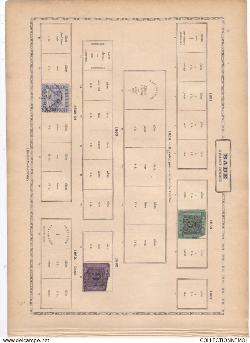 ALLEMAGNE ET PAYS DIVERS  ,,petit lot de timbres retiré d'un MAURY,,lire description ,c'est important