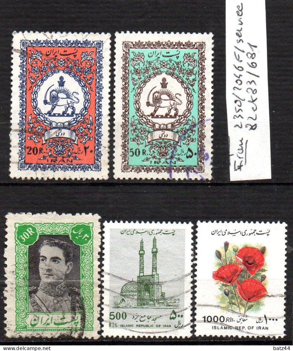 IRAN Petit Lot Timbres Tous Oblitéré / Used  N° YT  681 2046F 2350 Et Service 82 83 - Iran