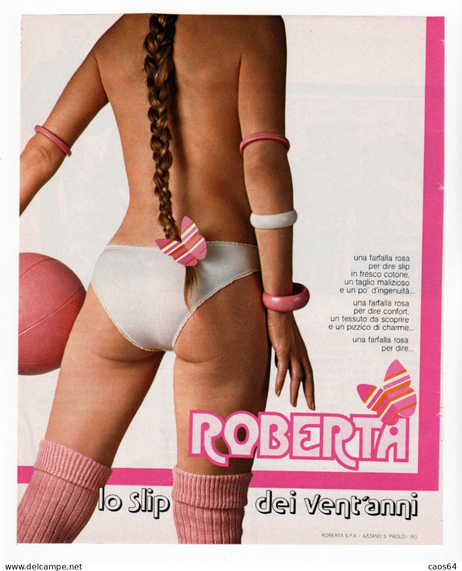 Advertising Roberta Slip PUBBLICITA ORIGINALE PICTURE OF VINTAGE