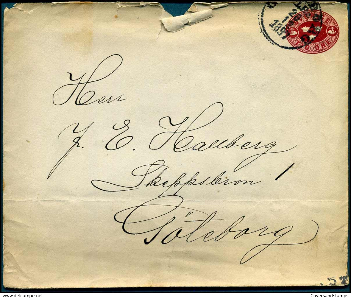 Cover To Göteborg - Lettres & Documents