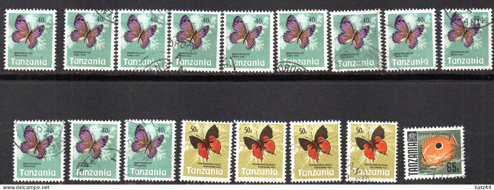 TANZANIE Petit Lot Timbres Tous Oblitéré / Used Voir 2 Scans - Tanzania (1964-...)