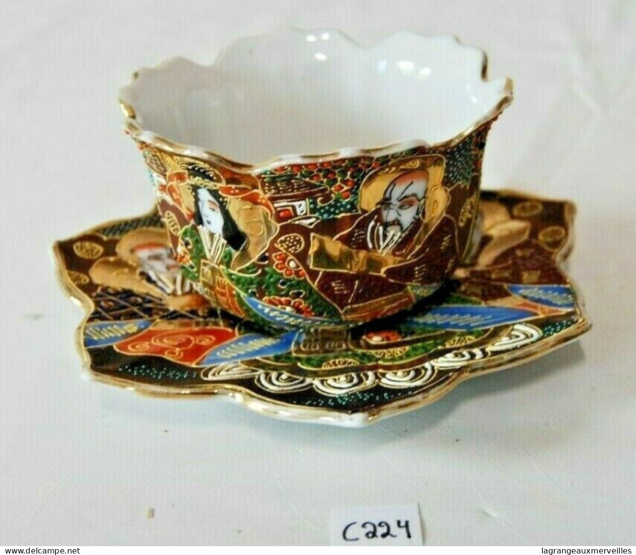 C224 Tasse Et Sous Tasse - Asiatique - Tassen