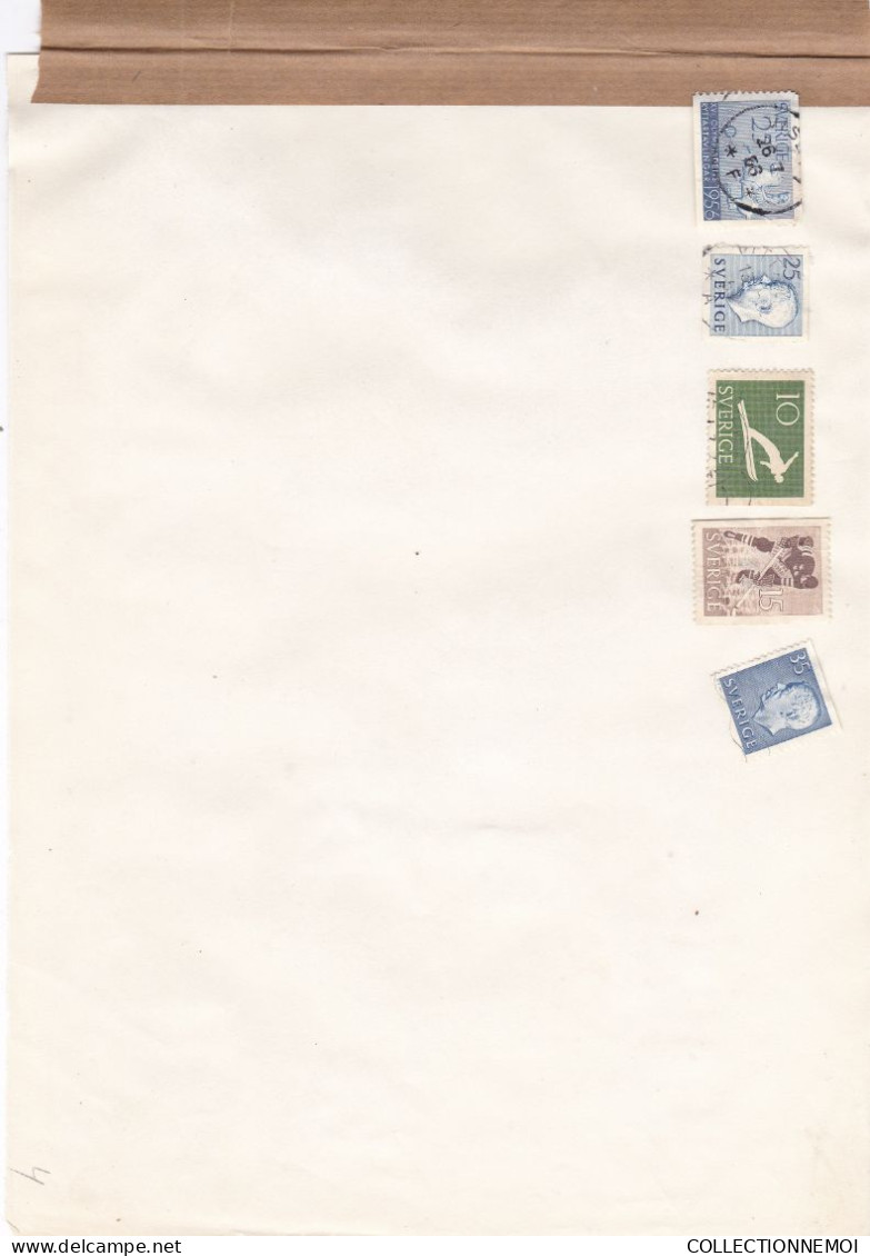 SUEDE ,NORVEGE  ET PAYS DIVERS  ,,petit Lot De Timbres Retiré D'un MAURY,,lire Description ,c'est Important - Collections (sans Albums)