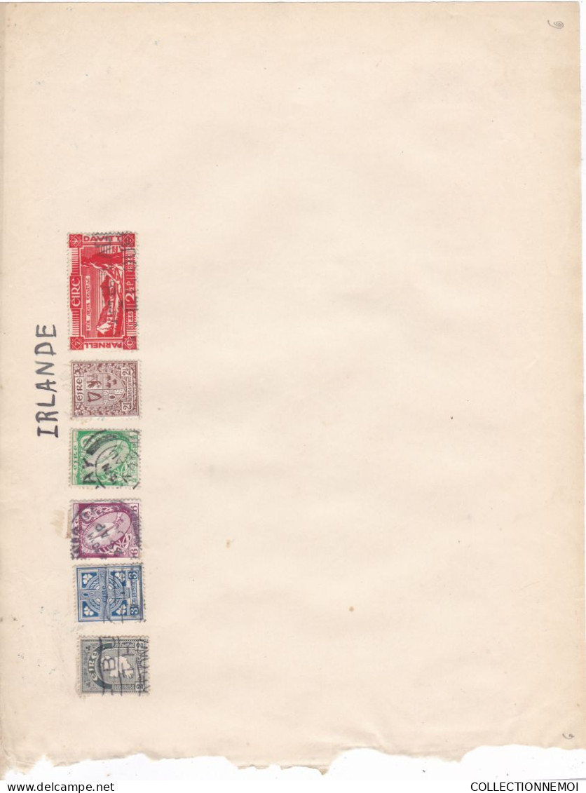 SUEDE ,NORVEGE  ET PAYS DIVERS  ,,petit lot de timbres retiré d'un MAURY,,lire description ,c'est important