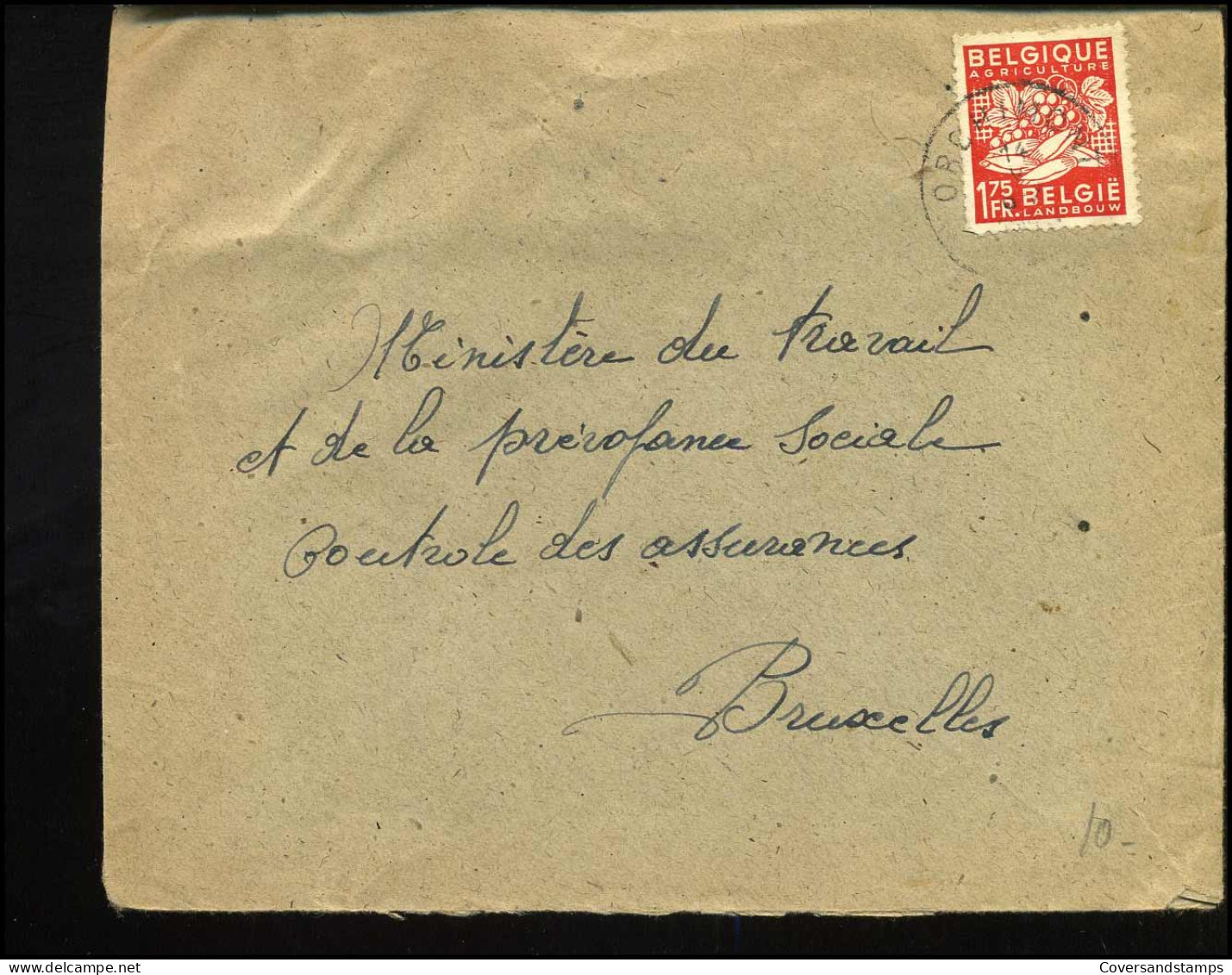 Cover Naar Bruxelles - 1948 Exportation