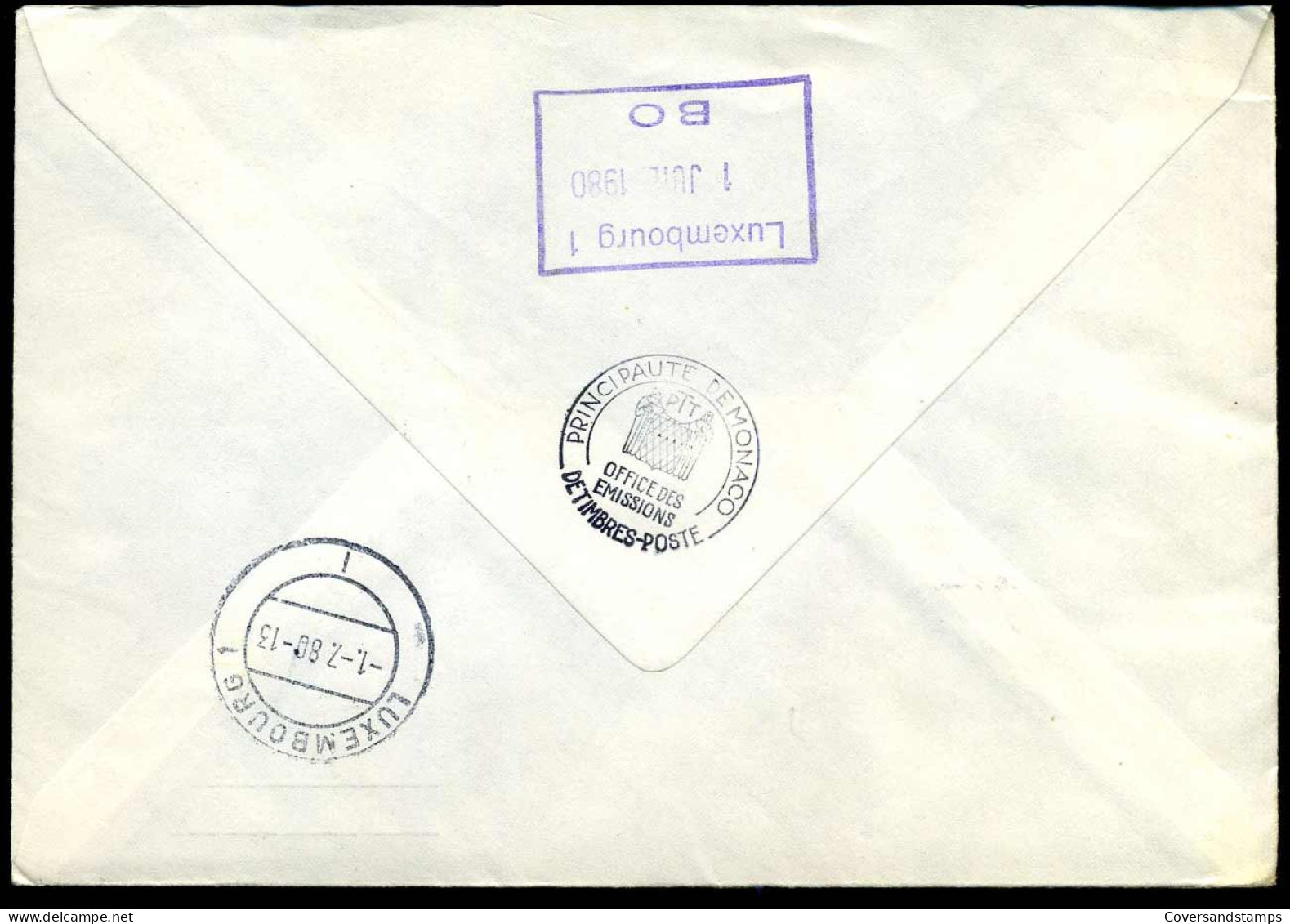 Registered Cover To Luxemburg - Lettres & Documents