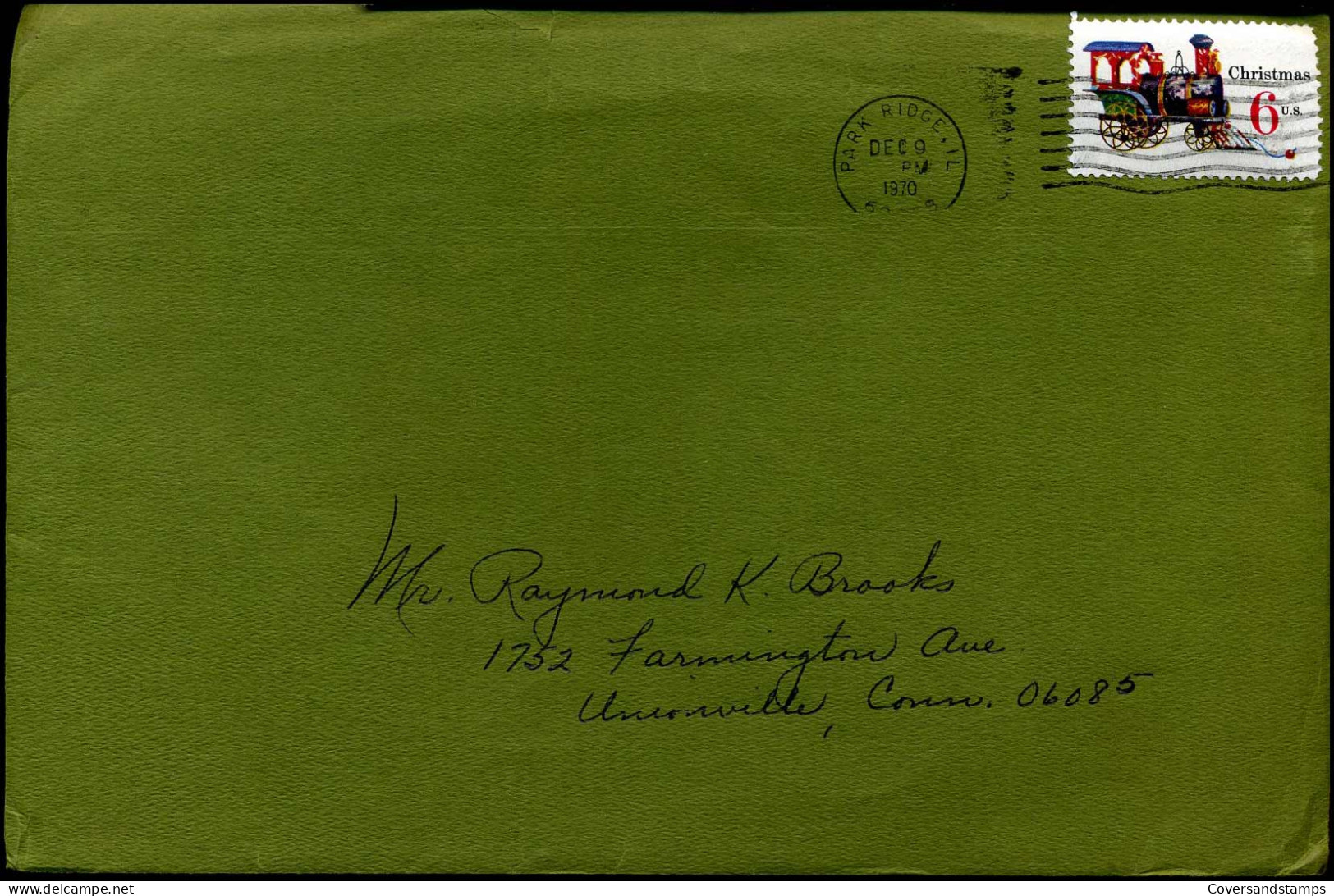 Cover To Unionville, Connecticut - Lettres & Documents