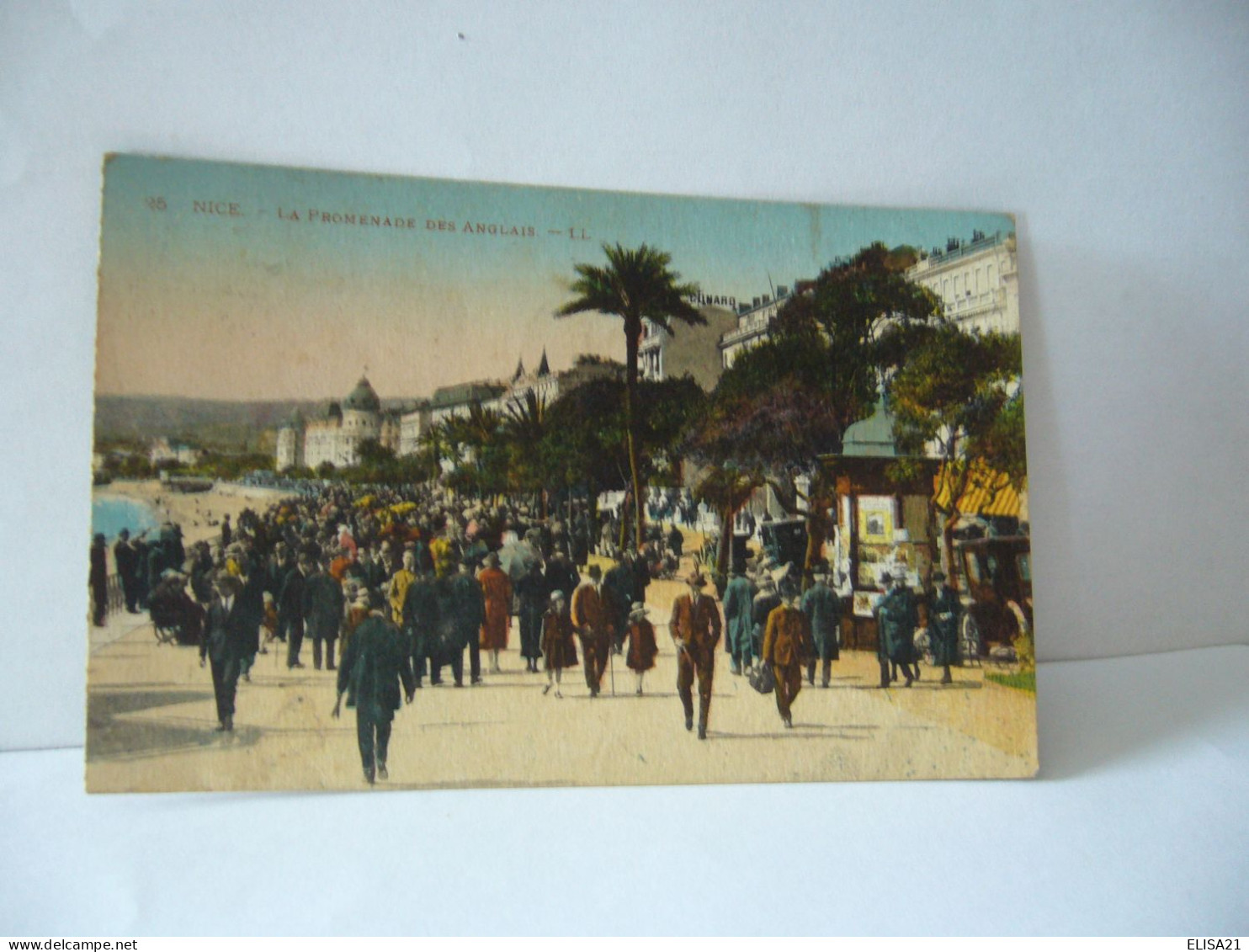 NICE 06 ALPES MARITIMES LA PROMENADE DES ANGLAIS CPA1927 - Monuments, édifices