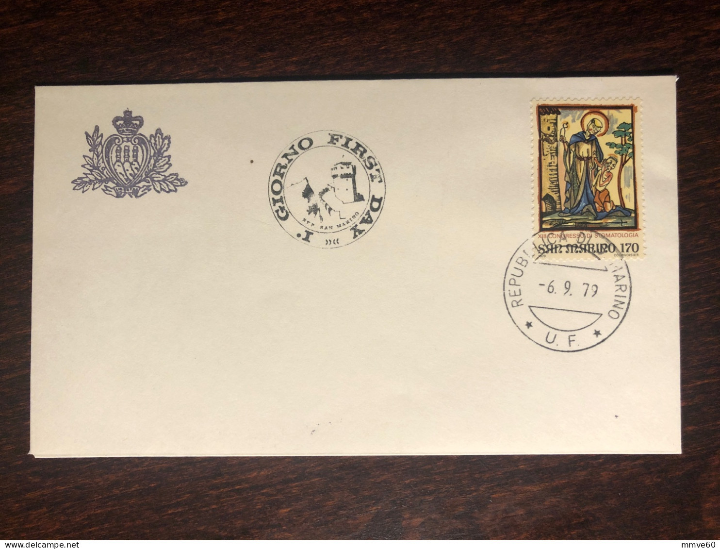 SAN MARINO FDC COVER 1979 YEAR DENTISTRY DENTAL HEALTH MEDICINE STAMPS - FDC