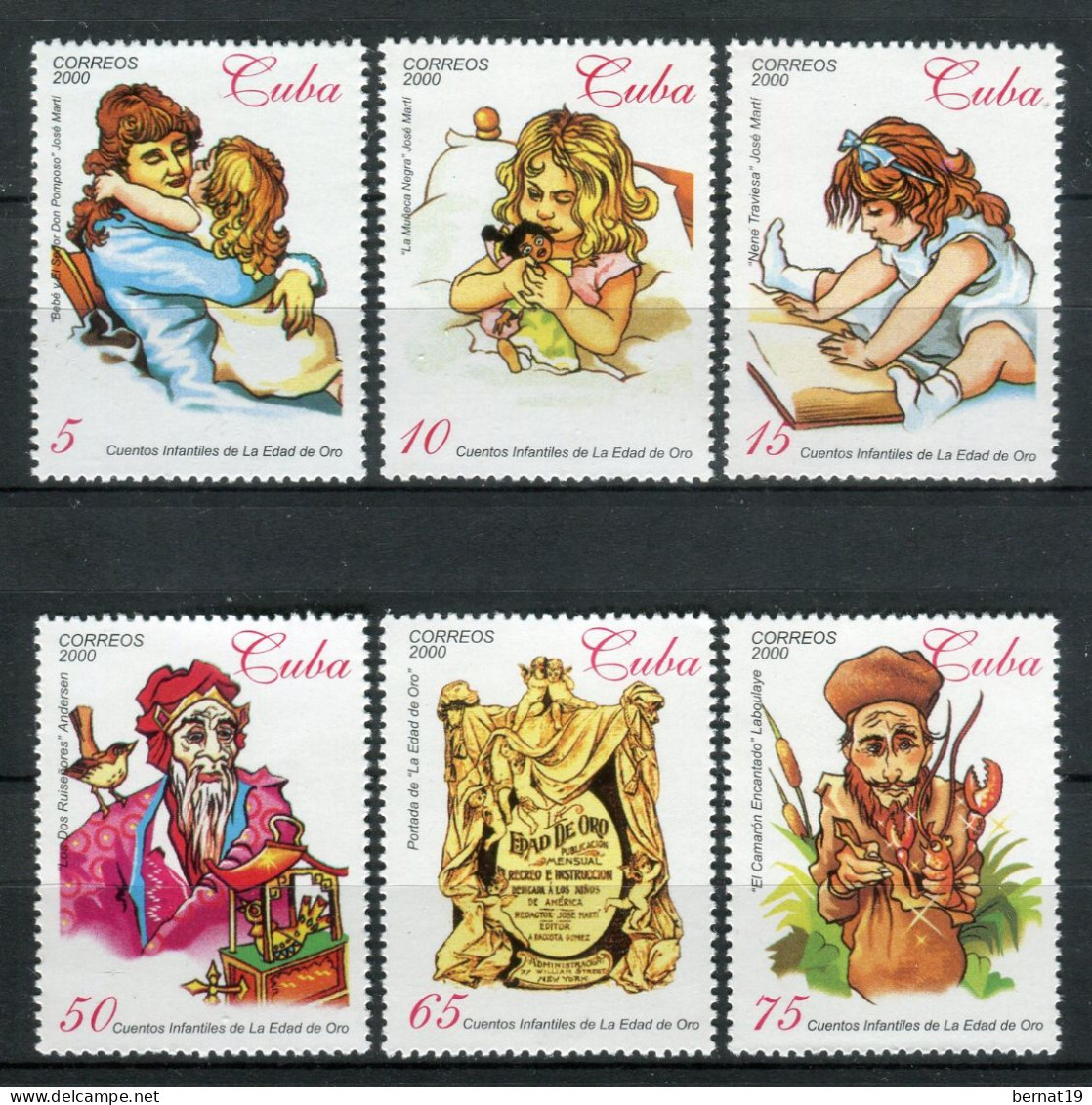 Cuba 2000. Yvert 3876-81 ** MNH. - Unused Stamps