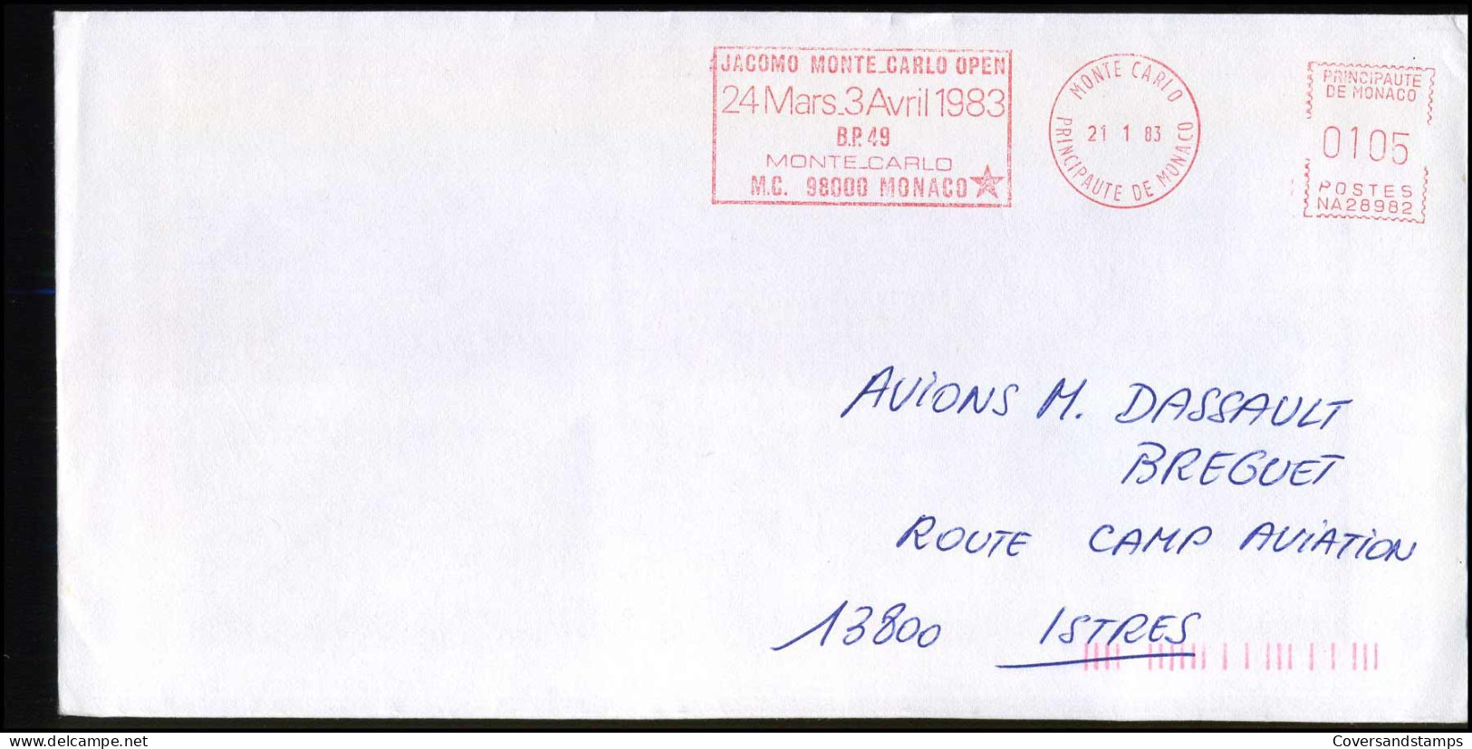Cover To Istres, France - Storia Postale