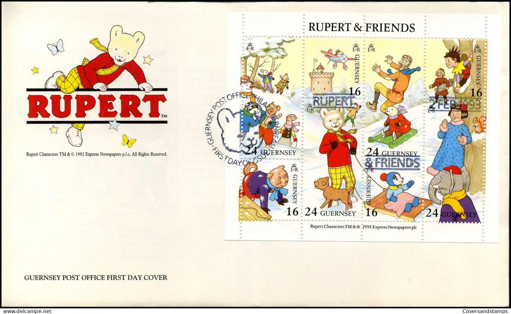 FDC - Rupert - Guernesey