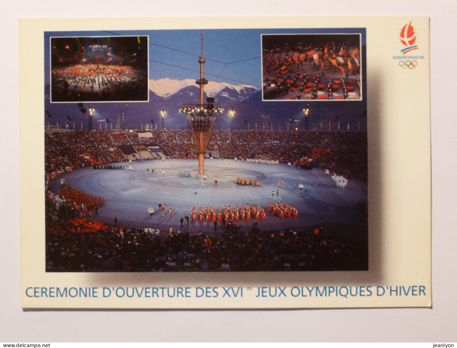 ALBERTVILLE 92 - JEUX OLYMPIQUES HIVER / SAVOIE - Ville Olympique - Cérémonie Ouverture JO - Olympic Games