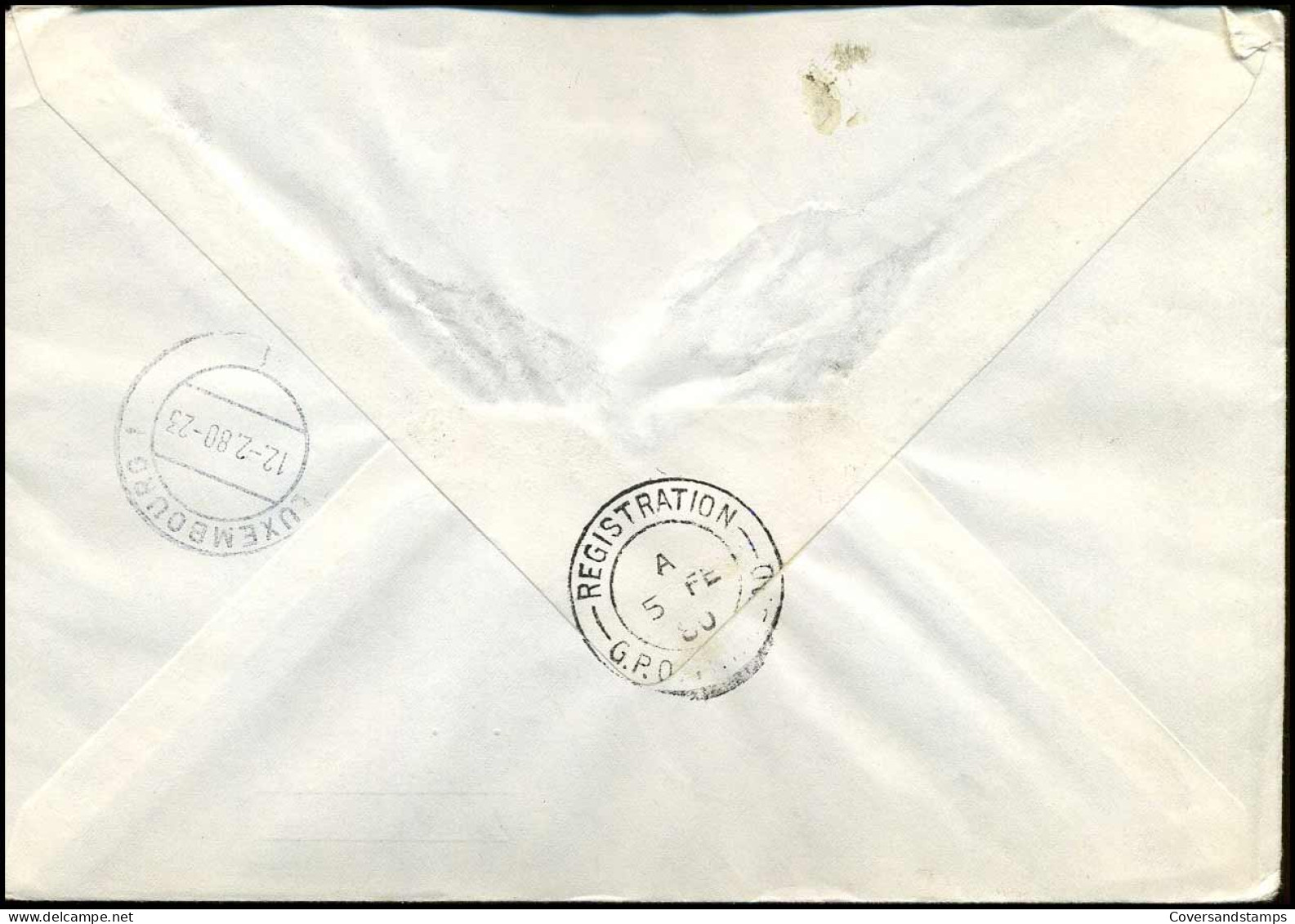 Registered Cover To Luxemburg - Trindad & Tobago (1962-...)
