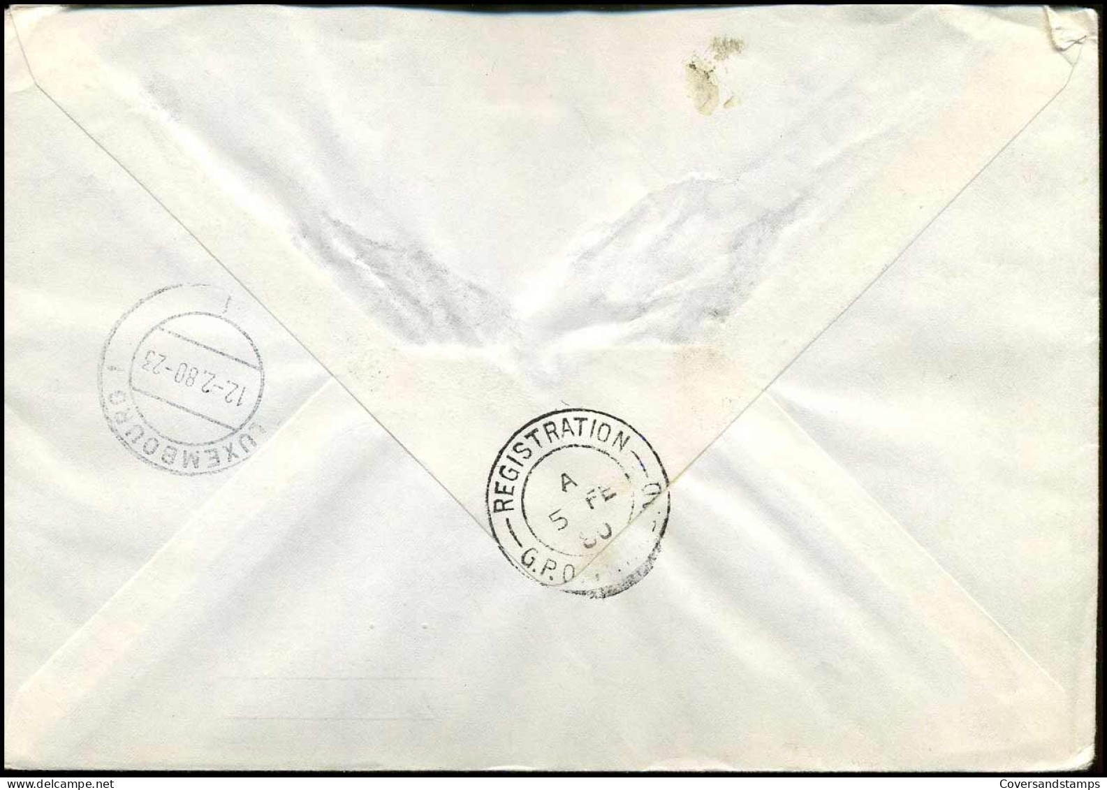 Registered Cover To Luxemburg - Trinité & Tobago (1962-...)